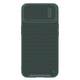Nillkin teksturiran s case iphone 14 oklepni ovitek s pokrovom za kamero zelen