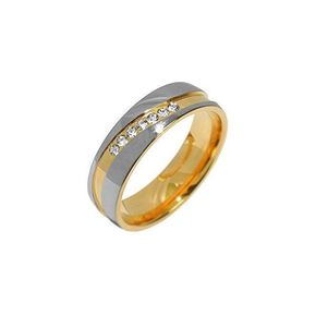 Silvego Poročni jekleni prstan za ženske MARIAGE RRC2050-Z (Obseg 58 mm)