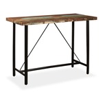 VIDAXL Barska miza iz trdnega predelanega lesa 150x70x107 cm