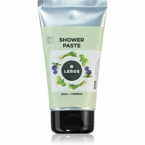 Leros Shower paste basil &amp; verbena naravna pasta za prehrano in hidracijo 130 ml