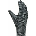 Rokavice Viking žensko, črna barva - črna. Rokavice iz kolekcije Viking. Model izdelan iz vzorčaste tkanine.
