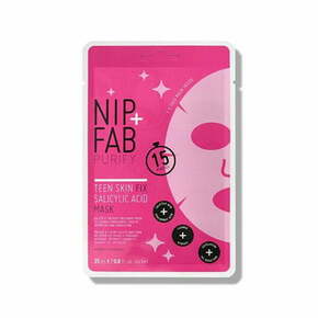 NIP + FAB Salicylic Salicylic Fix maska za obraz (Sheet Mask) 25 ml