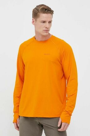 Športna majica z dolgimi rokavi Marmot Windridge oranžna barva - oranžna. Športna majica z dolgimi rokavi iz kolekcije Marmot. Model izdelan iz zračne tkanine s filtrom