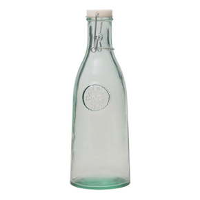 Steklenica s pokrovčkom iz recikliranega stekla Ego Dekor Authentic