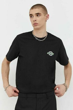 Bombažna kratka majica Dickies črna barva - črna. Kratka majica iz kolekcije Dickies