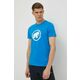 Športna kratka majica Mammut Core - modra. Športna kratka majica iz kolekcije Mammut. Model izdelan iz hitrosušečega materiala.