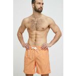 Kratke hlače DC moški, oranžna barva - oranžna. Kratke hlače iz kolekcije DC. Model izdelan iz gladke tkanine. Lahkoten in prijeten material, namenjen toplejšim letnim časom.