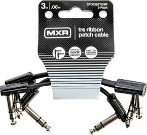 Dunlop MXR DCISTR03R Ribbon TRS Cable 3 Pack Črna 8 cm Kotni - Kotni