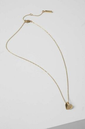 Calvin Klein Romantična pozlačena ogrlica s srcem 35000036