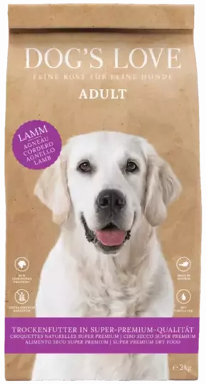 Dog's Love Suha pasja hrana jagnjetina - 2 kg
