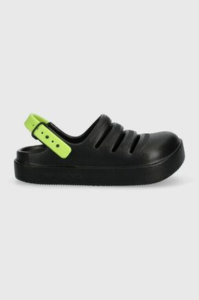Otroški sandali Havaianas CLOG črna barva - črna. Otroški sandali iz kolekcije Havaianas. Model je izdelan iz sintetičnega materiala. Model z mehkim