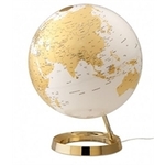 globus z lučko atmosphere ø 30 cm zlat plastika