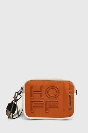 Torbica Hoff oranžna barva - oranžna. Majhna torbica iz kolekcije Hoff. Model na zapenjanje