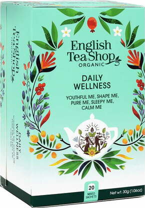 English Tea Shop Bio kolekcija čajev Daily Wellness - 20 čajnih vrečk