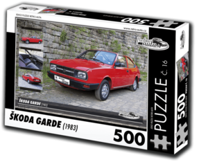 WEBHIDDENBRAND RETRO-AUTA Puzzle št. 16 Škoda Garde (1983) 500 kosov
