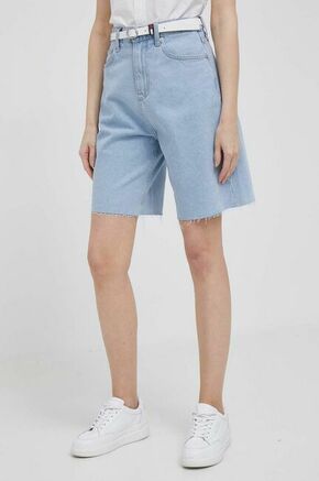 Jeans kratke hlače Calvin Klein Jeans ženski - modra. Kratke hlače iz kolekcije Calvin Klein Jeans
