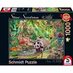 Schmidt Puzzle Divja narava: Živali Azije 1000 kosov