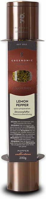 Greenomic Spice-Mill BIG - Lemon Pepper - 200 g