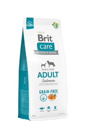 Krma Brit Care Dog brez žit za odrasle lososa 1 kg