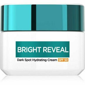Loreal Paris Bright Reveal Dark Spot Hydrating Cream SPF50 vlažilna dnevna krema z uv-zaščito proti temnim madežem 50 ml za ženske