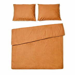 Terakota oranžna bombažna posteljnina za zakonsko posteljo Bonami Selection