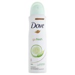 Dove Antiperspirant Spray Go Fresh z vonjem kumarice in zelenega čaja ( Cucumber &amp; Green Tea Scent) (Obseg 150 ml)