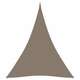 Senčno jadro oksford blago trikotno 4x5x5 m taupe