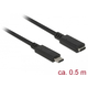 Delock 85532 razširitveni kabel SuperSpeed USB, 0,5 m, črn