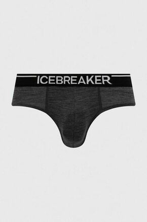 Funkcijsko perilo Icebreaker Merino Anatomica siva barva