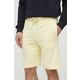 Kratke hlače Fila moški, siva barva - rumena. Kratke hlače iz kolekcije Fila. Model izdelan iz udobnega materiala.
