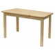 eoshop Jedilna miza ST104 S100x55 iz masivnega lesa (barva lesa: oreh)