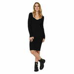 Vero Moda Ženska obleka VMWILLOW Slim Fit 10250951 Black (Velikost XS)