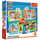 Trefl Puzzle 4v1 - Šťastný tím Paw Patrol / Viacom PAW Patrol