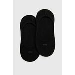 Calvin Klein nogavice (2-pack) - črna. Kratke nogavice iz zbirke Calvin Klein. Model iz elastičnega, gladkega materiala.