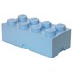 LEGO škatla za shranjevanje 8 - bledo modra 250 x 500 x 180 mm