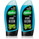 Radox Sport Mint &amp; Sea Salt osvežujoč gel za prhanje (ugodno pakiranje)