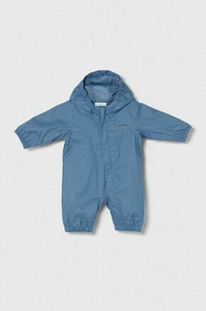 Kombinezon za dojenčka Columbia Critter Jumper Rain - modra. Kombinezon za dojenčka iz kolekcije Columbia. Model izdelan iz enobarvne tkanine.