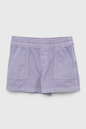 Otroške kratke hlače iz jeansa GAP vijolična barva - vijolična. Kratke hlače iz kolekcije GAP. Model izdelan iz jeansa. Izjemno udoben material z visoko vsebnostjo liocela.