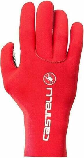 Castelli Diluvio C Red 2XL Kolesarske rokavice