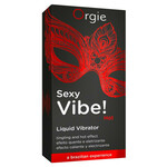 Orgie Sexy Vibe HOT - jagodni tekoči vibrator (15ml)