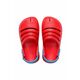 Otroški sandali Havaianas CLOG rdeča barva - rdeča. Otroški sandali iz kolekcije Havaianas. Model je izdelan iz sintetičnega materiala. Model z mehkim, oblikovanim vložkom zagotavlja udobje.
