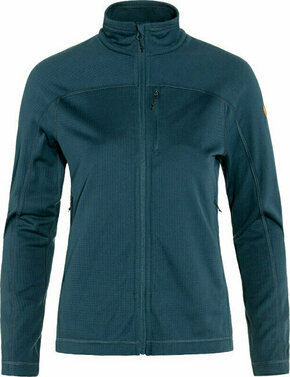 Fjällräven Abisko Lite Fleece Jacket W Indigo Blue L Pulover na prostem