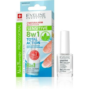 Eveline Cosmetics Total Action lak za učvrstitev nohtov 8 v 1 12 ml