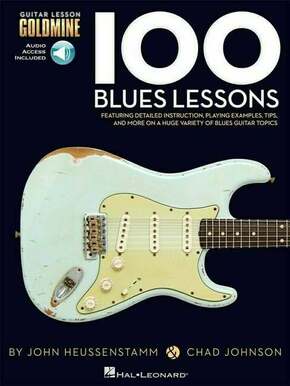 Hal Leonard Chad Johnson/John Heussenstamm: 100 Blues Lessons Notna glasba