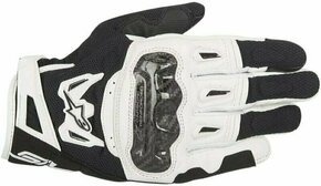 Alpinestars SMX-2 Air Carbon V2 Gloves Black/White 2XL Motoristične rokavice
