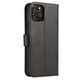 Onasi ovitek za Xiaomi Redmi Note 12/Poco X5 Pro, usnjen, preklopni, črn