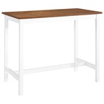 Greatstore Barska miza iz trdnega lesa 108x60x91 cm
