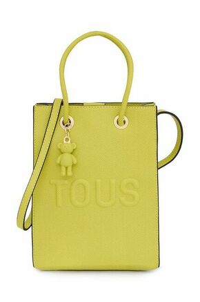 Torbica Tous zelena barva - zelena. Majhna torbica iz kolekcije Tous. Model na zapenjanje