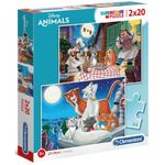 WEBHIDDENBRAND CLEMENTONI Puzzle Disney: Animal Friends 2x20 kosov