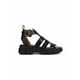 Usnjeni sandali Geox D LISBONA ženski, črna barva, D45PSB 00043 C9999 - črna. Sandali iz kolekcije Geox. Model izdelan iz naravnega usnja.